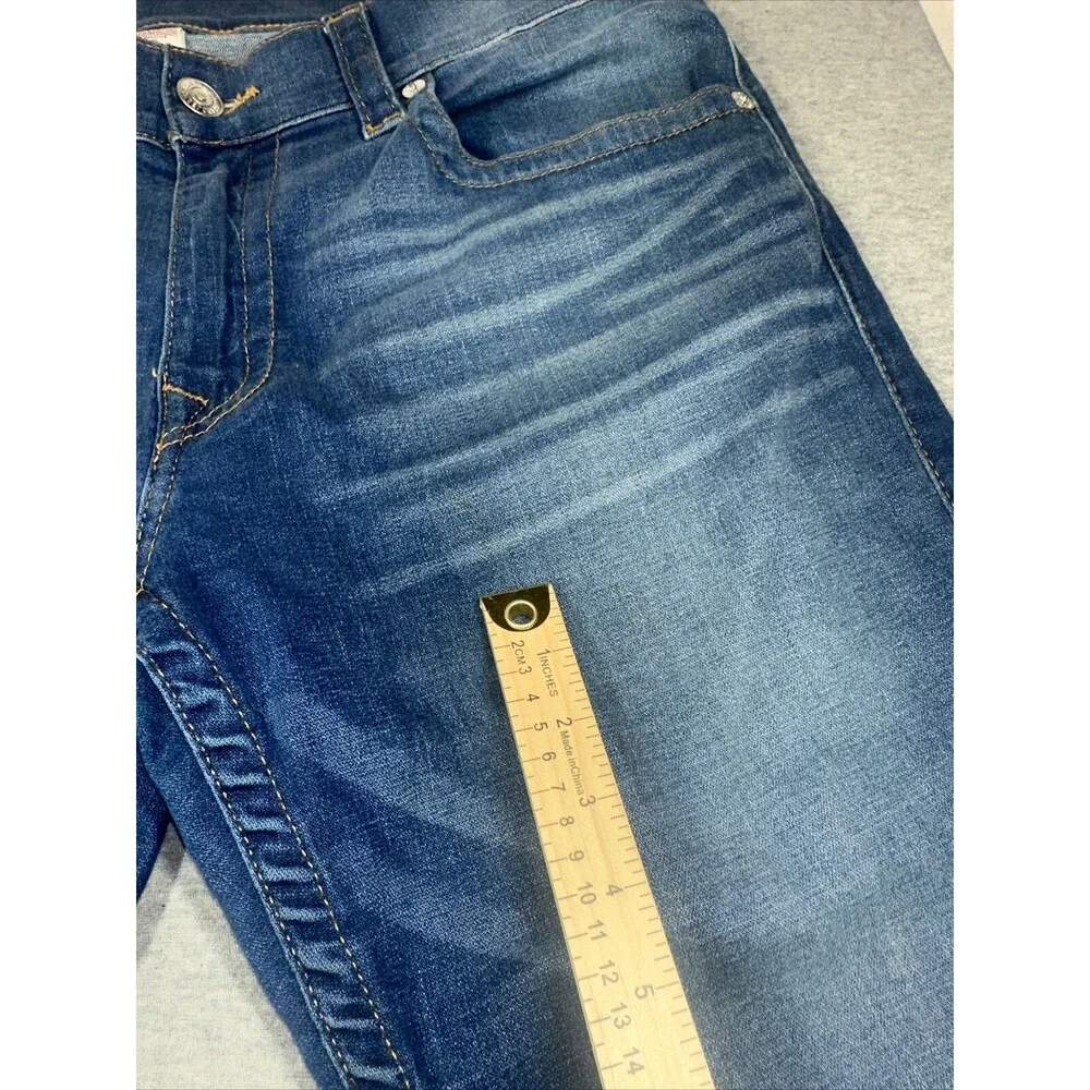 True‎ Religion Section Skinny Flap Pocket Men’s Blue Jeans Size *ALTERED 36x26